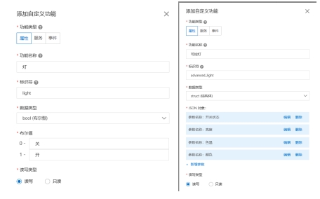 云平臺(tái)物模型